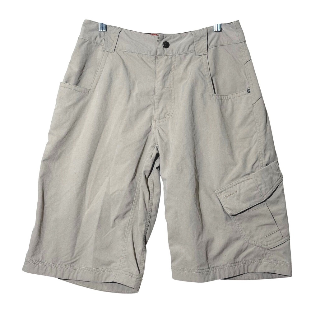 Vintage Lululemon Cargo Shorts Men 29 Tan Gorpcore Technical Utility Pockets y2k